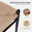 Tabouret de bar Wishbone entièrement assemblé, tabouret de bar à hauteur de comptoir pour îlot de cuisine-974151533-974151532