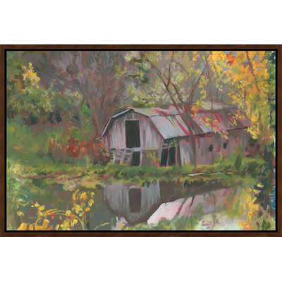 Peaceful Barn Painting by Eve Fairwell