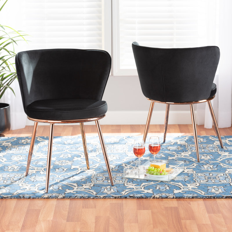 Chaise parsons à oreilles, Noir