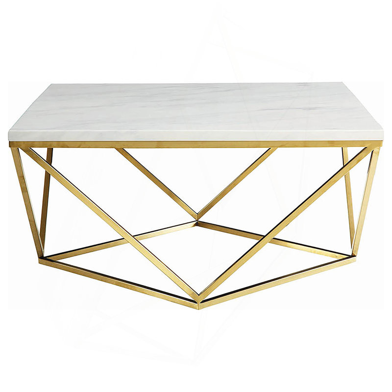 Table basse avec pieds en métal Orion