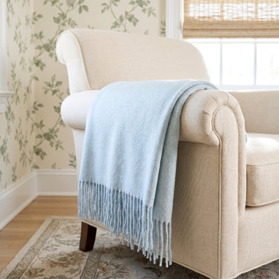 Adonia Plain Weave / Muslin Throw Blanket