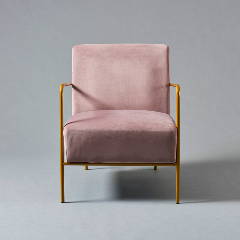 Fauteuil Cardiff, Microsuède / microfibre mauve