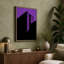 Purple Tower Frame Minimalist - Wrapped Canvas-187078555-187078556
