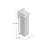Carlotte Pacific LED Large Outdoor Wall Sconce - Brushed Nickel-21707455-21707453