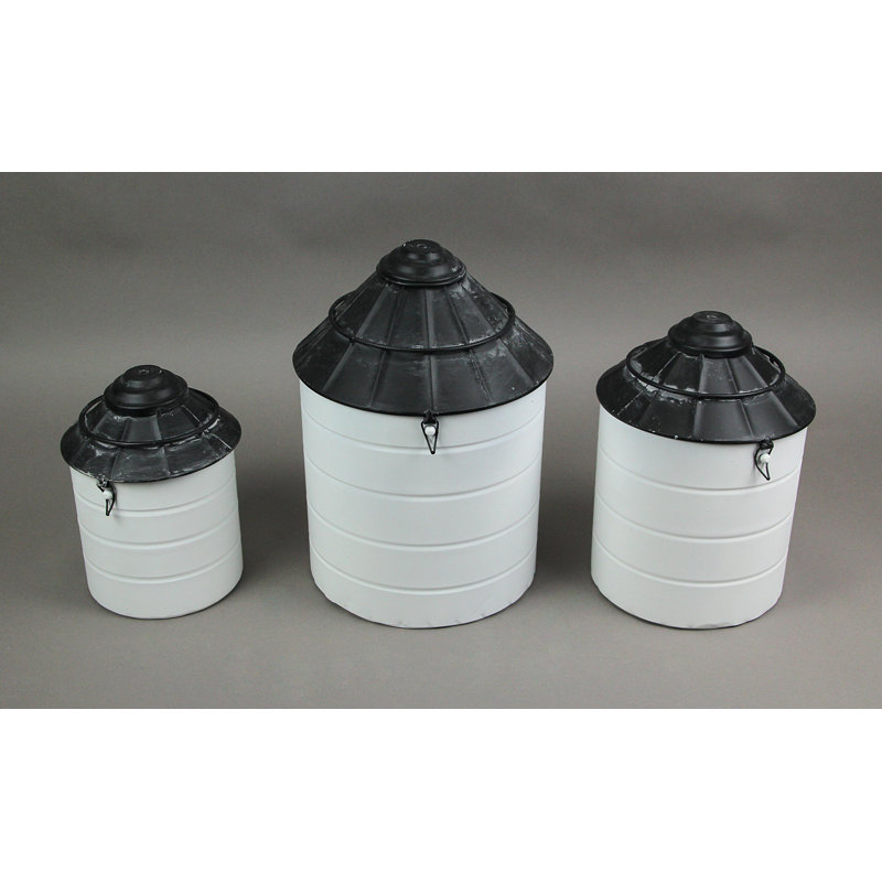 Ensemble 3 pièces de pots de rangement de cuisine
