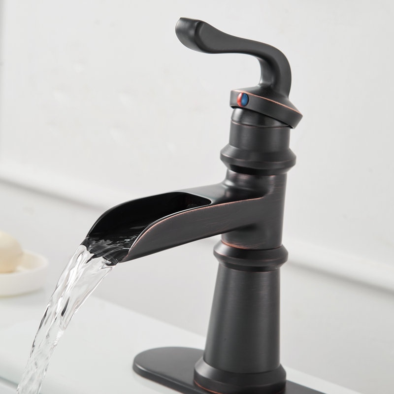 Single-Hole Single-handle Bathroom Faucet, Oil Rubbed Bronze