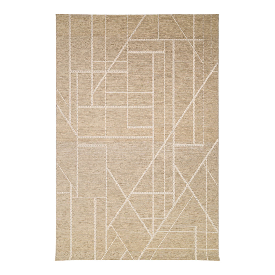 Tempo Tufted Beige Indoor/Outdoor Rug