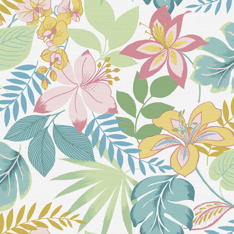 Floral Wallpaper Double Roll, Day