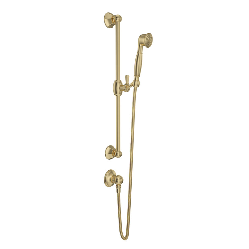 Palladian® Complete Shower System, Unlacquered Brass