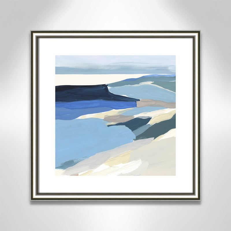 Decker Graham Lake II - reproduction d'art, Papier avec cadre argenté, H 18,25 po x l 18,25 po x P 0,88 po