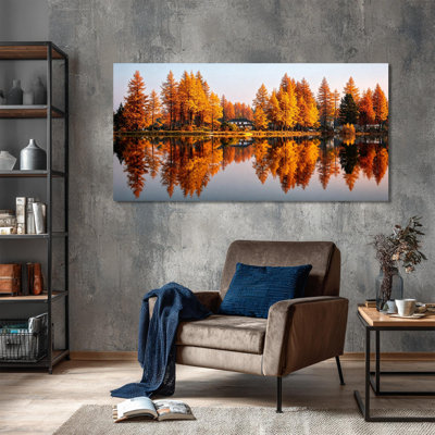Fall Wall Art, Fall Pictures Wall Decor, Fall Canvas Wall Art, Autumn Wall Art, Nature Wall Art, Fall Paintings Wall Decor, Pictures for Living Room Bedroom, 20" × 40"