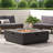 SQUARE Iron FIRE PIT-50 000 BTU-850464604