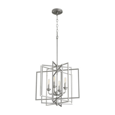 Melora 4 - Light Dimmable Lantern Geometric Chandelier