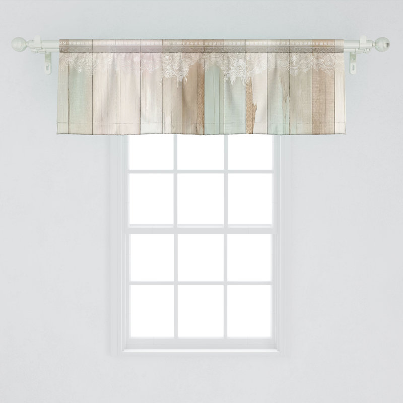 Tailored Window Valance, 54" W x 18" L