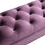 Banc de chambre rembourré en velours avec accoudoirs roulés et coussins Corvina-122083595-122083596