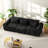 Boneless 102" King Size Compression Boneless Sleeper Sofa, Convertible Folding Cloud Couch with 3 Pillows, Soft Chenille, No Assembly Required-1321806662