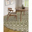 Tapis intérieur / extérieur vert / beige Adley Southwestern-199828389