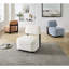 Chaise d'appoint moderne avec structure en bois massif
