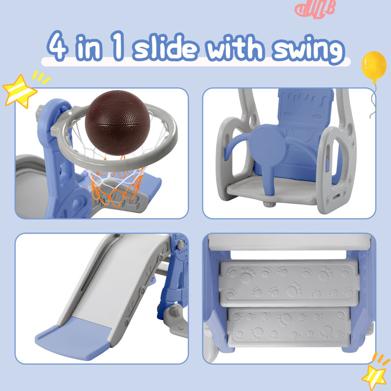 Freeport Park Indoor Slide, Blue