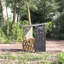 164cm W x 83cm D Metal Log Store-890734581
