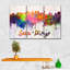 Ensemble de 3 toiles San Diego Skyline-2039794006