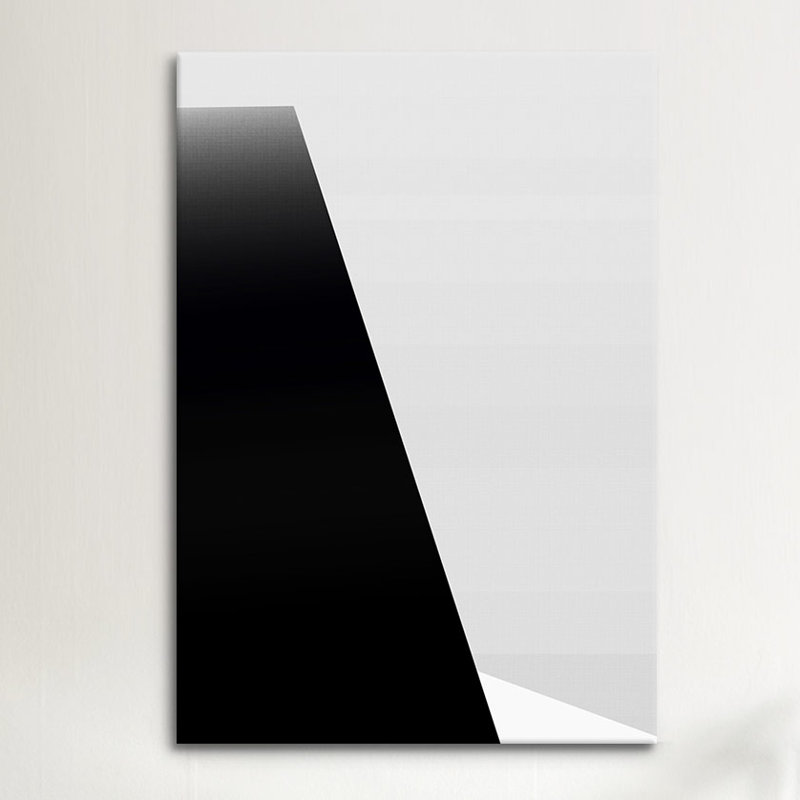 Atmospheres modernes Albree, impression sur toile, H 26 po x l 18 po x P 1,5 po, Toile avec cadre noir, Pas de tapis