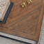 Table basse carrée 30 po Chantel Amande