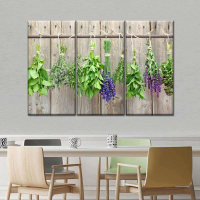 " Culinary Herbs " 3 - Pieces