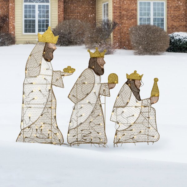 3 wise men outdoor christmas decorations