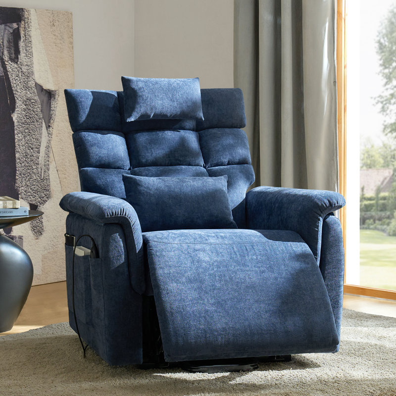 Fauteuil inclinable chauffant Duhaime, Marine