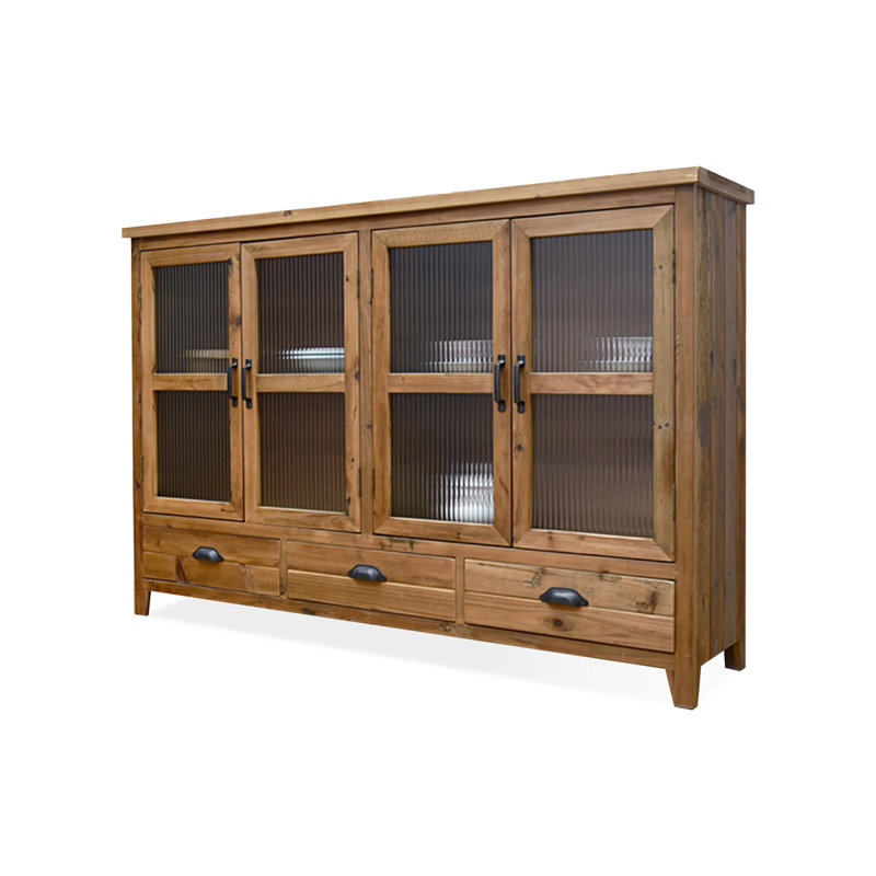 Retro Walnut Solid Wood Sideboard