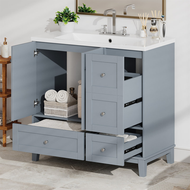 80 18'' Single Bathroom Vanity with Top