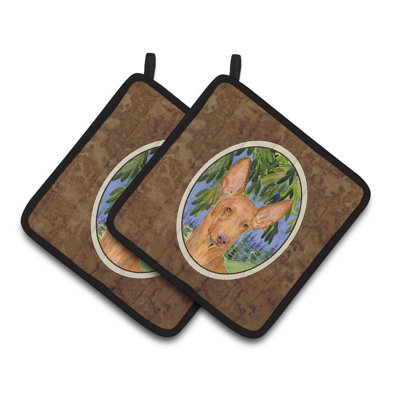 Caroline's Treasures Pharoh Hound Polyester Potholder