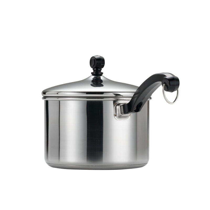 Farberware Classic 2-Quart Silver Stainless Steel Saucepan with Lid