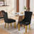 Mid-Century Modern Dining Chair Set With Lion Head Pull Ring, Tufted Solid Wood And Velvet Upholstery For Contemporary Spaces-42073335