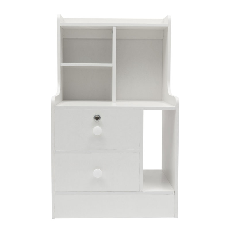 27.5'' Tall 2 - Drawer Nightstand, White