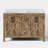 Linsay 48" Fully Assembled Rustic Brown Double Sink Bathroom Vanity with Engineered Stone Marble Top, Soft-Close Doors