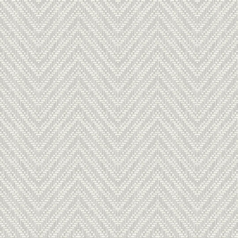 Rouleau de papier peint L 33 pi x l 20,5 po Eris, Gris clair