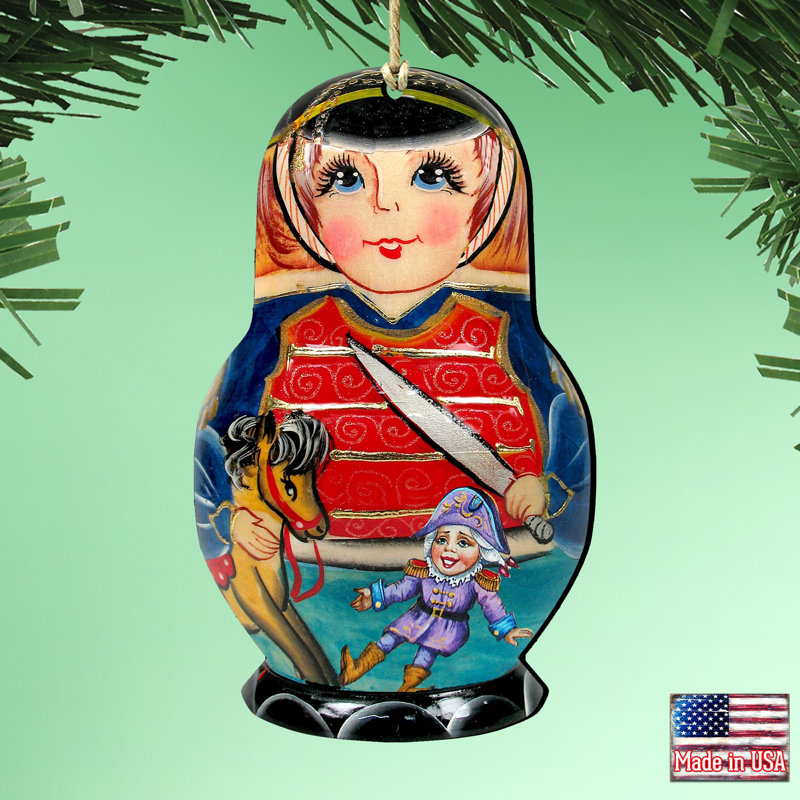 Ornement suspendu Tidaholm Casse-noisette Matreshka