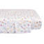 Ensemble d'édredon réversible en microfibre rose / blanc 4 pièces
