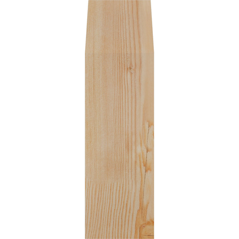 Attelle de genou traditionnelle, H 20 po x l 5,5 po x P 8 po, Douglas (lisse)