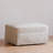 Crawford Gliding Ottoman In Eco-Weave Fabric | Water Repellent & Stain Resistant
