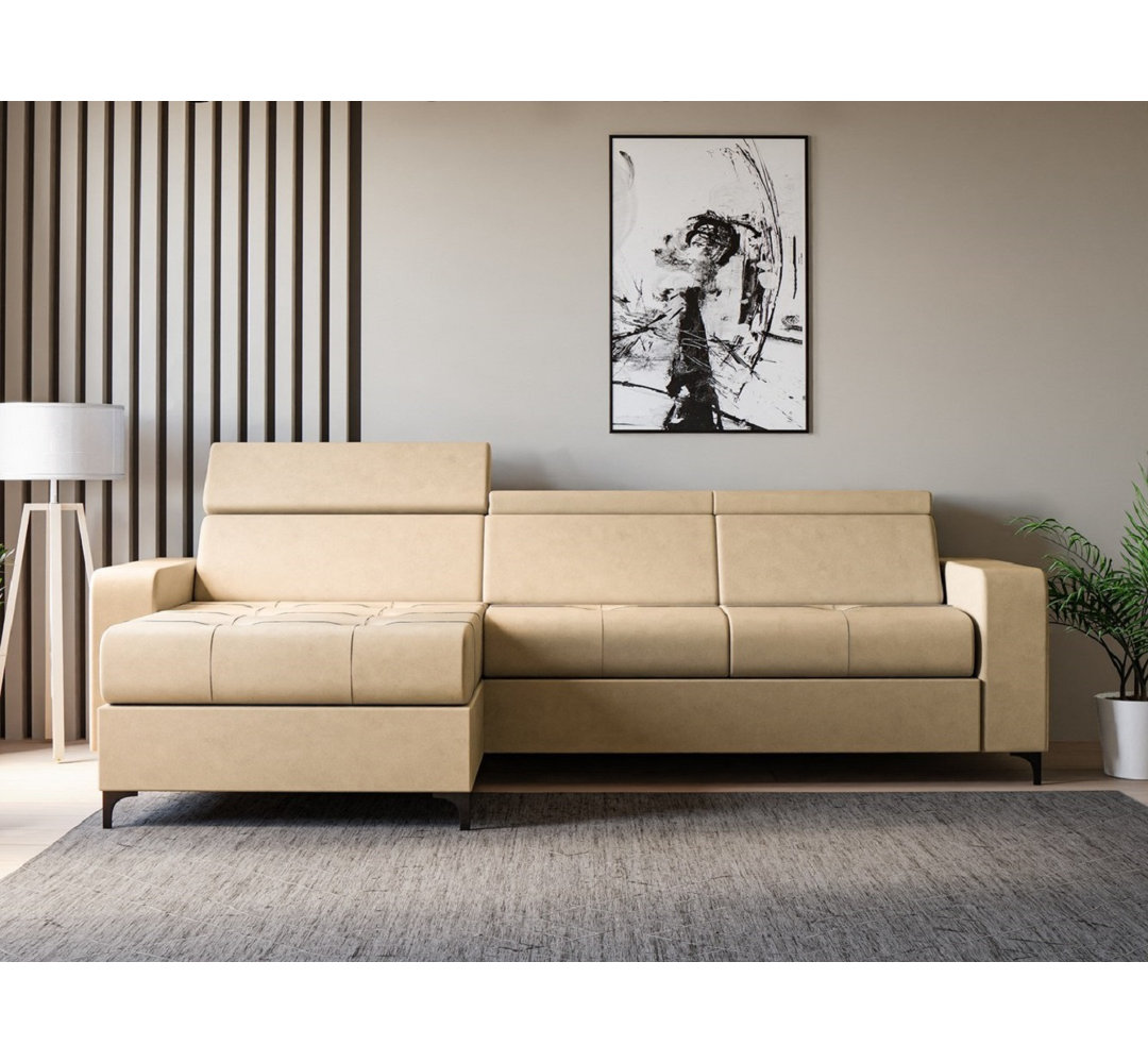 Ecksofa Angelyne mit Bettfunktion