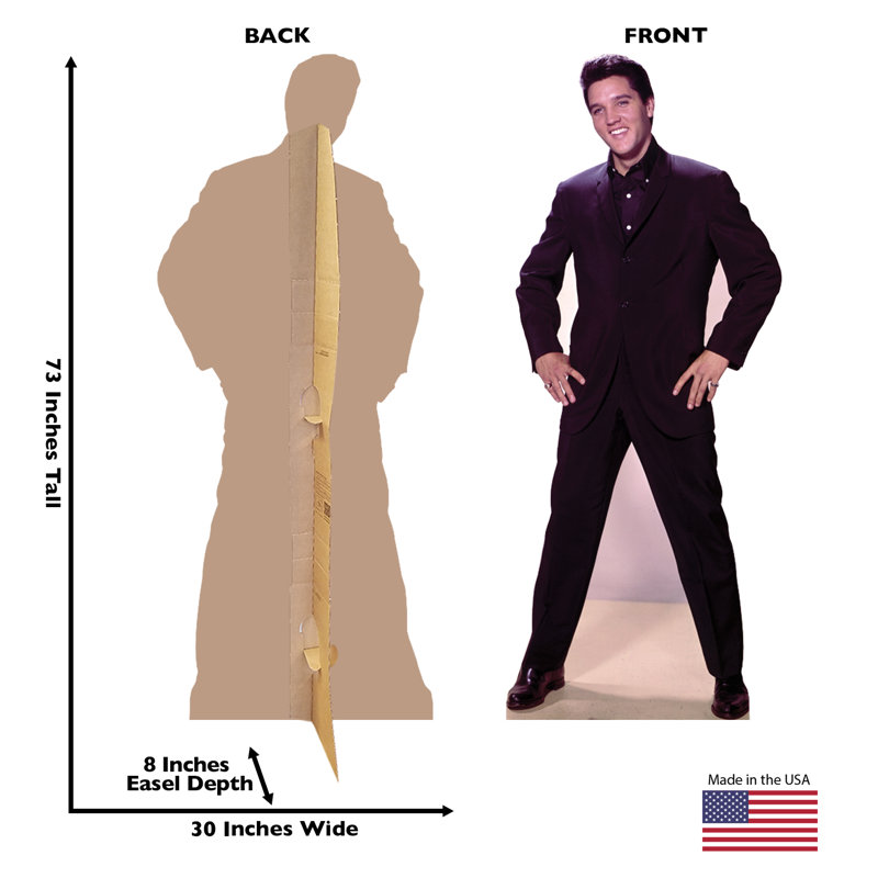 Elvis Presley 73'' Musicians Cardboard Standup
