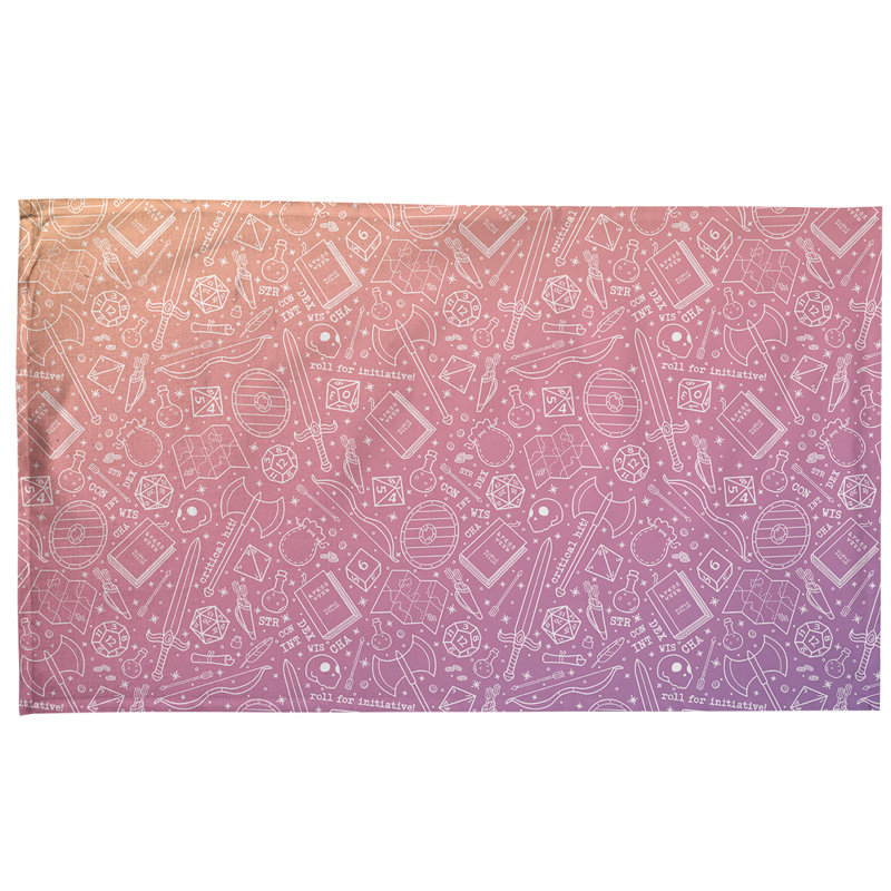 Mcguigan Tea Towel Kitchen Towel, Poly Twill, Pink