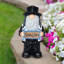 Statue gnome Exhart avec signe Shalom, 6 x 4,5 x 11 po Exhart