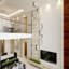 Adaleena 10 - Light LED Dimmable Geometric Long Chandelier Hanging Pendant for Staircase-2129130984