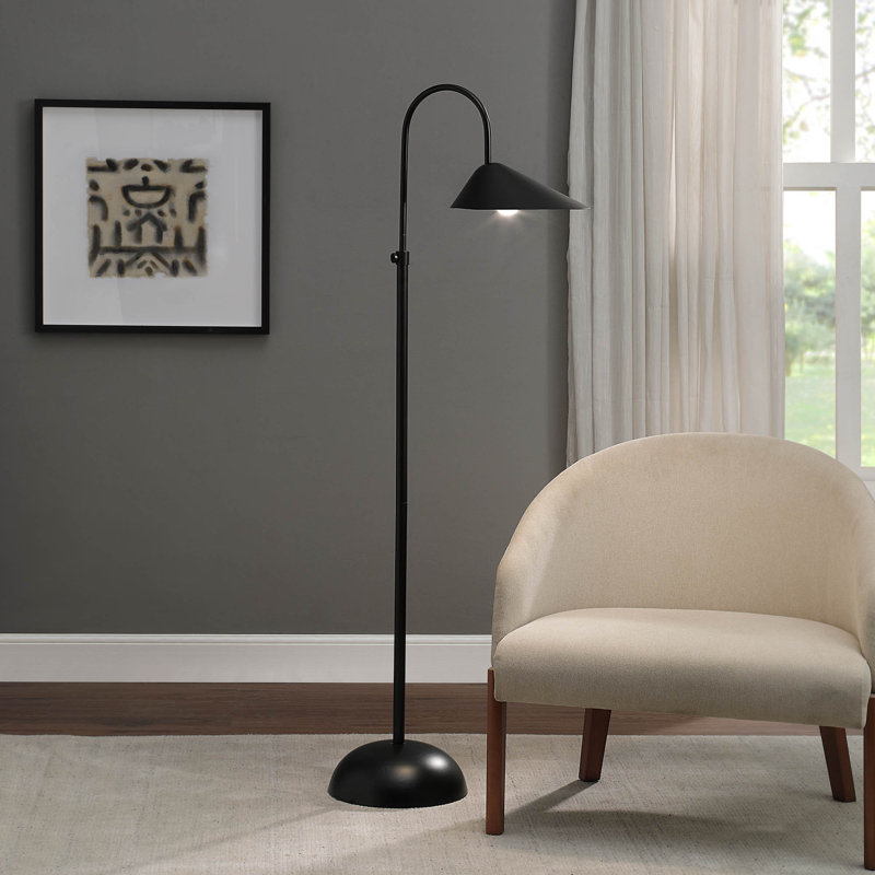 Darien 68.5'' Black Arched Floor Lamp