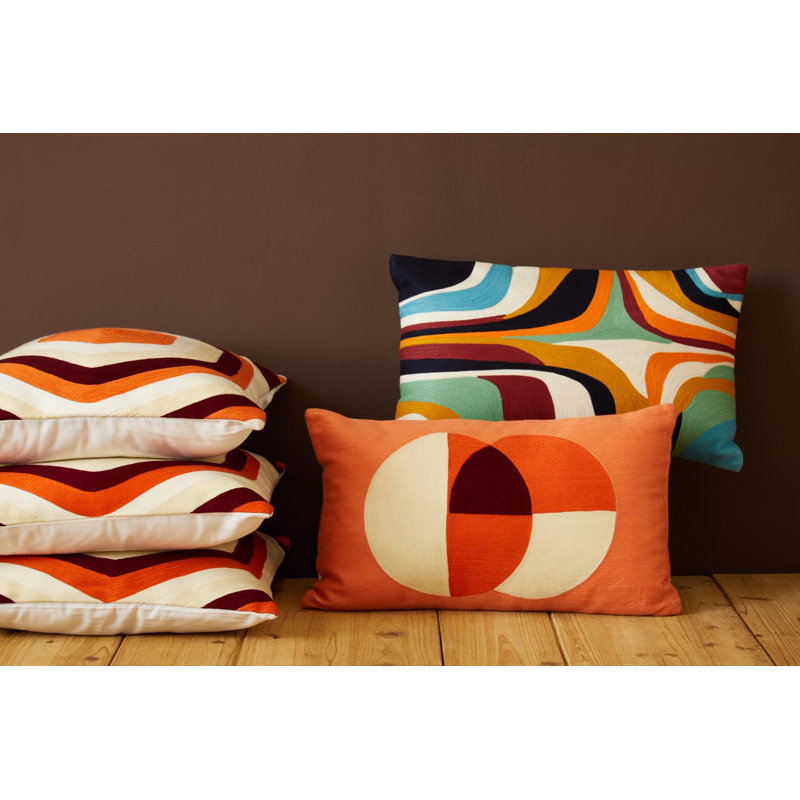 Lance Abstract Rectangular Cushion