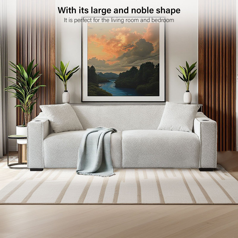 Oversize Chair Oversized Accent Chair, Extra-Deep-Seat Upholstered